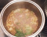 絶品☆挽き肉と白菜のカレースープ作り方3写真