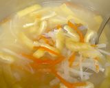 大根 人参 油揚げの味噌汁^^作り方9写真