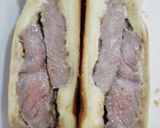 ハンバーグ職人の家事問屋のステーキサンド作り方18写真