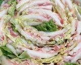 かつおだしで＊豚バラ白菜のミルフィーユ鍋作り方6写真