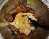 お餅リメイク！餅ピザ照り焼きチキンマヨ風作り方2写真