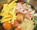 カニかまチーズ❗玉子焼き。作り方2写真