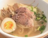 ブイヨンとにんにく醬油ソースで☆ラーメン作り方4写真