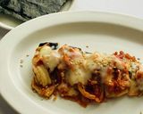 簡単おつまみ!塩さばのキムチチーズ焼き作り方3写真