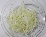 のせて焼くだけ。キャベツだけトースト作り方1写真