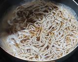 ちから蕎麦お正月風:餅と三つ葉と練り物で作り方3写真