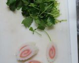 ちから蕎麦お正月風:餅と三つ葉と練り物で作り方1写真