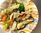 コク旨生姜焼き丼味豚こま大根青椒肉絲風作り方14写真