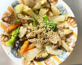 コク旨生姜焼き丼味豚こま大根青椒肉絲風作り方17写真