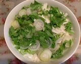 ほんのりお醤油味の七草粥作り方1写真