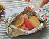 魚と野菜のホイル焼き作り方4写真