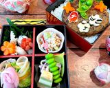 令和四年睦月7日　寅デコハンバーグ弁当作り方6写真