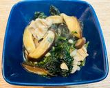 ほうれん草大量消費！椎茸と豚バラの炒め物作り方6写真