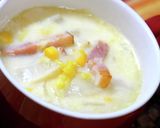 ただ煮込むだけ！『白菜のミルクスープ』作り方9写真