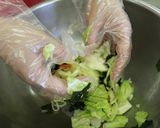 キャベツとわかめの和え物作り方3写真