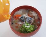 さば缶でごちそうみそ汁作り方6写真