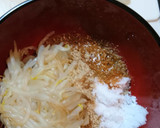 簡単！無限もやし＆ちくわ♪ごま和え♪作り方3写真