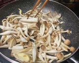 たっぷりきのこの和風パスタ作り方3写真