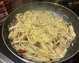 たっぷりきのこの和風パスタ作り方6写真