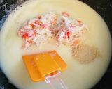 カニクリームコロッケ風チーズ入簡単ドリア作り方8写真