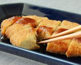 ふわふわ豚シート肉のトンカツ（介護食）作り方7写真