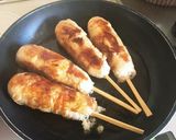 ボリュームたっぷりチーズ入り肉巻きご飯作り方5写真