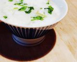 香港朝粥★七草粥★レンジで蒸し鶏作り方10写真