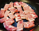 豚丼、基本のたれにニンニク追加。作り方4写真