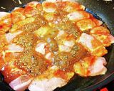 豚丼、基本のたれにニンニク追加。作り方5写真
