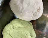 サルベージ◎ほっこり。抹茶の2色白玉作り方2写真