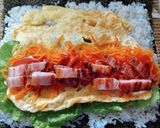 米久ベーコンで韓国キンパ作り方7写真