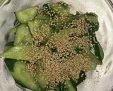 胡瓜の胡麻ナンプラー和え作り方7写真