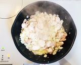 大豆とチキンの煮込み作り方5写真