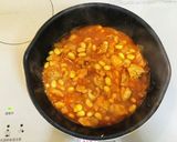 大豆とチキンの煮込み作り方8写真
