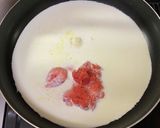 材料4つ！本格明太子クリームパスタ作り方2写真