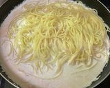 材料4つ！本格明太子クリームパスタ作り方3写真