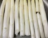 ホワイトアスパラの生ハム巻き作り方1写真