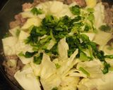 常備菜の流用♪カブの葉塩もみの炒め物作り方4写真