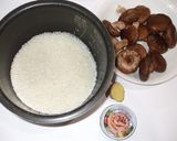 椎茸ご飯♪簡単キノコ炊き込みご飯胃弱に作り方1写真