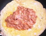 納豆キムチマヨオムレツ作り方4写真