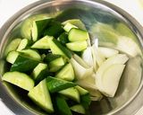 中華定食♫豚肉ときゅうりの甜麺醤炒め作り方1写真