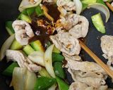 中華定食♫豚肉ときゅうりの甜麺醤炒め作り方9写真