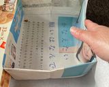 カステラ新聞紙の中に敷くクッキングシート作り方1写真