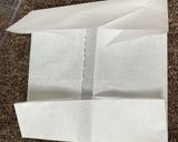カステラ新聞紙の中に敷くクッキングシート作り方2写真