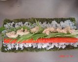 シャキシャキ☆水菜の細巻き作り方3写真