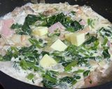 ♡ほうれん草入クリームパスタでほっこり♡作り方2写真
