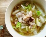 m豚と白菜の中華スープ作り方6写真