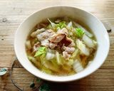 m豚と白菜の中華スープ作り方7写真