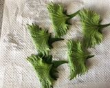 沢庵に大葉とクリームチーズ挟んだおつまみ作り方4写真