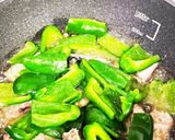 鯖缶(オリーブオイル)とピーマンの旨煮作り方2写真